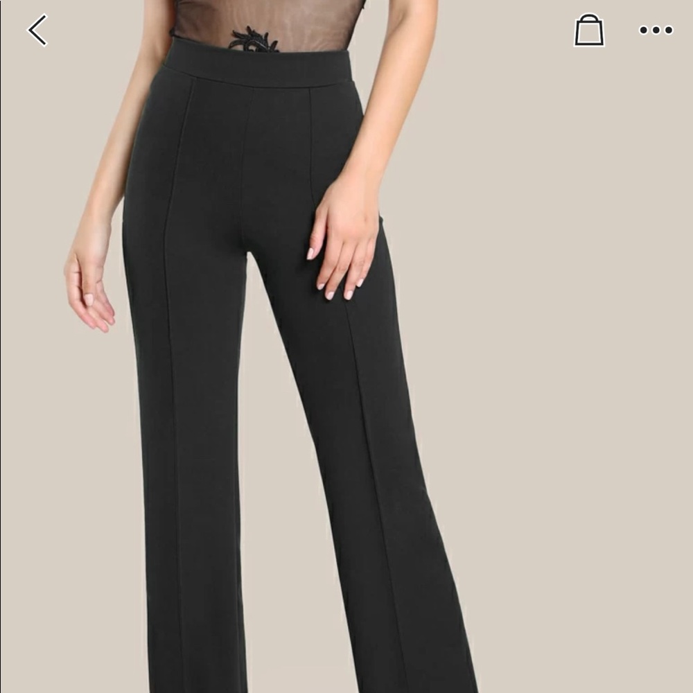 Shein Black Wide Leg Pants